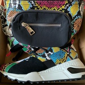Steve Madden Sneakers with Matching Belt Bag
